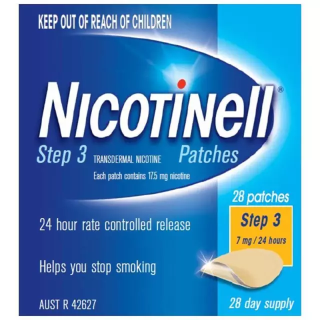 Nicotinell 7Mg / 24 Hour Patch Step 3 Patch - 7 Patches