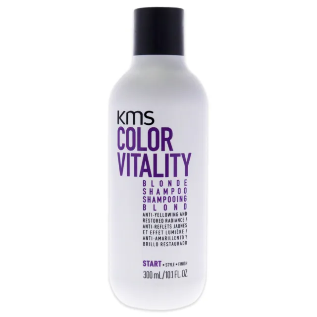 Color Vitality Blonde Shampoo by KMS for Unisex - 10.1 oz Shampoo
