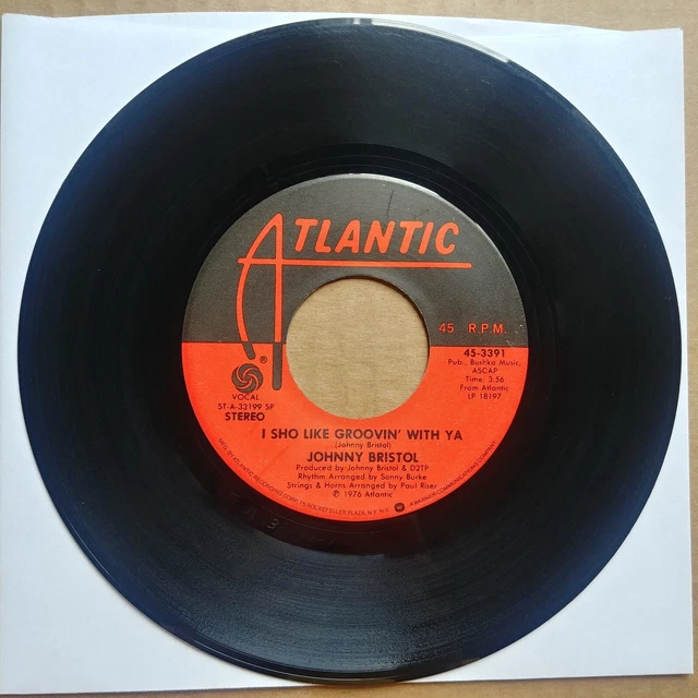 JOHNNY BRISTOL - I Sho Like Groovin With Ya 45 7" FUNK SOUL Record Vinyl Records