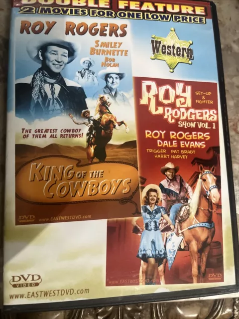 Double Feature King Of The Cowboys And Roy Rogers Show Vol 1 DvD