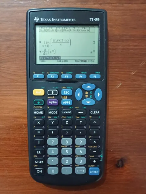 TEXAS INSTRUMENTS TI-89 calcolatrice grafica programmabile praticamente  nuova EUR 80,00 - PicClick IT
