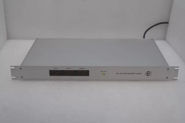 ESE ES-102 GPS Master Clock / Time Code Generator { For Parts/Not Working }
