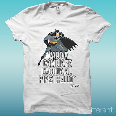 T-Shirt Uomo Citazione Divertente Batman Idea Regalo Road To Happiness