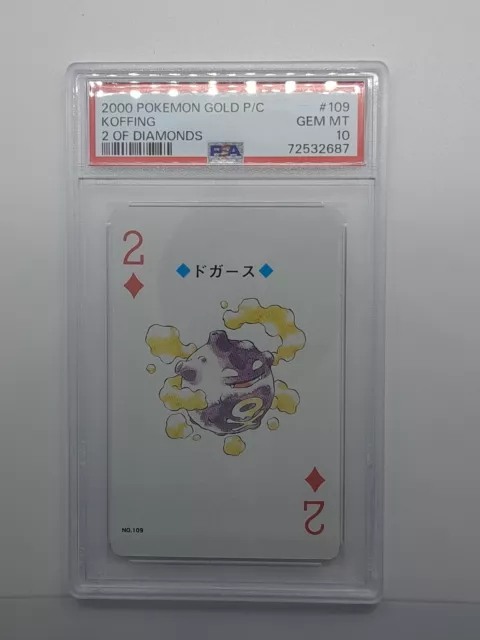 2000 Pokemon Gold Version Part 2 Playing Cards King Of Clubs #201 Unown -  PSA MINT 9 on Goldin Auctions