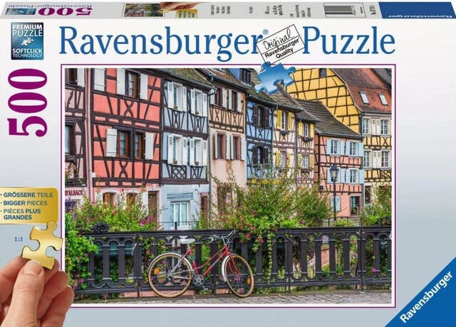 Puzzle 500 elementów. Colmar we Francji