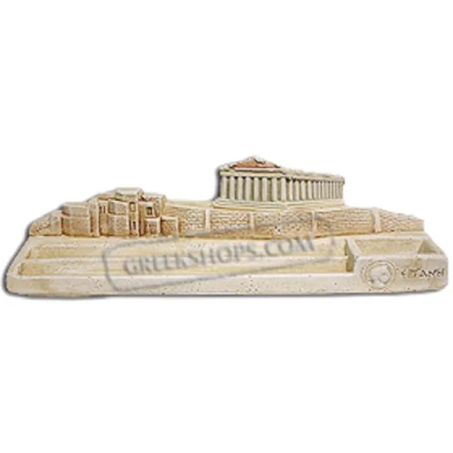 Molivothiki Akropoli - Acropolis Pencil Holder (9.4x2.4 in.), Made In Greece