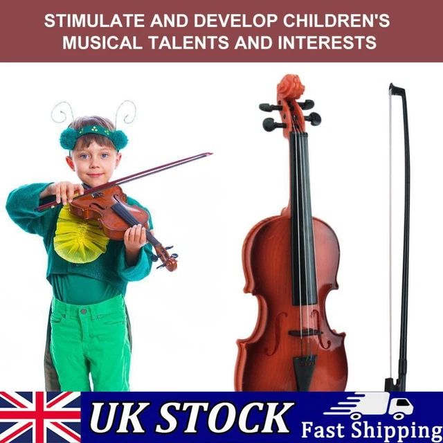 Acoustic Violin Toy Adjustable String Simulation Musical Instrument Practice Toy
