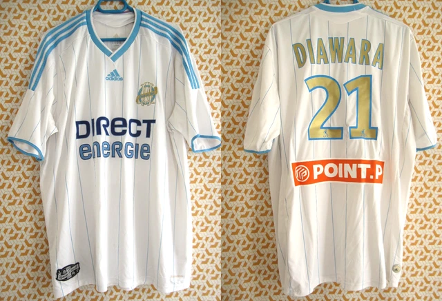 Maillot OM Third 2011 Diawara #21 - Adidas Vintage - Taille M