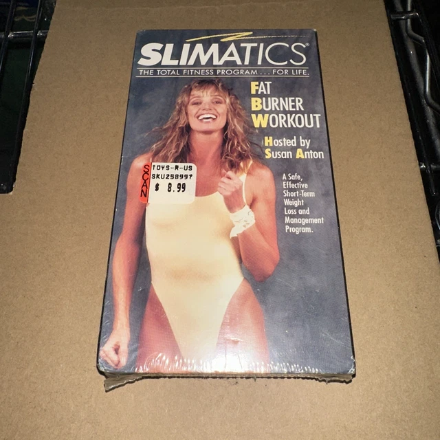 スポーツ・フィットネス SLIMATICS : VHS SUSAN ANTON SLIMATICS AEROBIC DANCE WORKOUT hosted by Susan Anton VHS