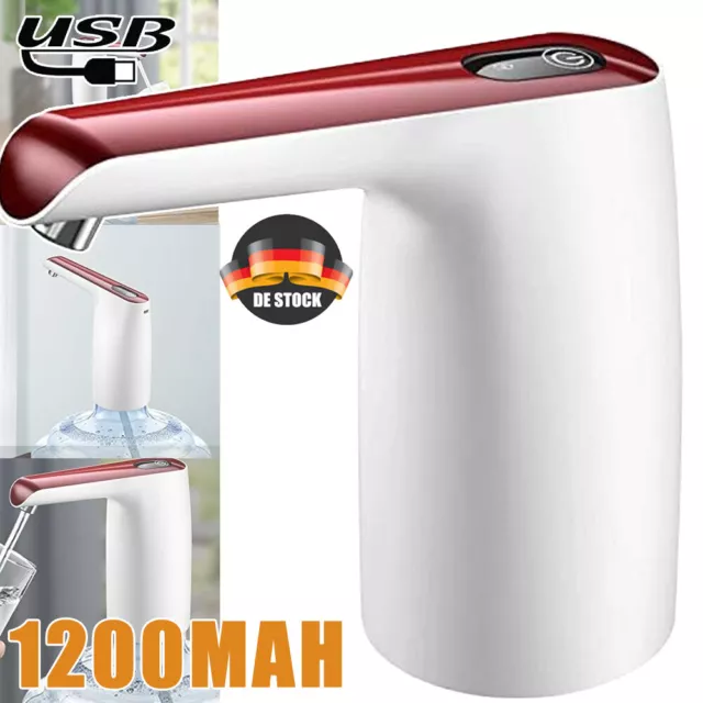 Automatische Elektrische Wasserpumpe USB Trinkwasserpumpe Pumpspender 1200mAh