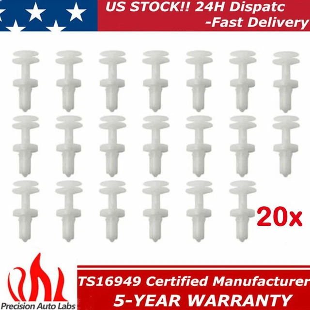20pcs Retainer Clip Door Trim Panel Push Type Fits For GM Truck Buick Chevrolet