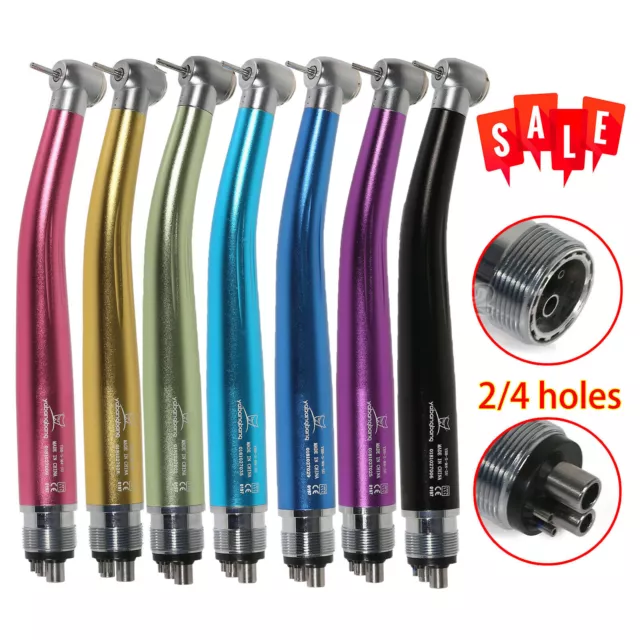 NSK Style Dental High Speed Handpiece PANA-MAX Air Turbine 2/4 Holes 7 Colors FG