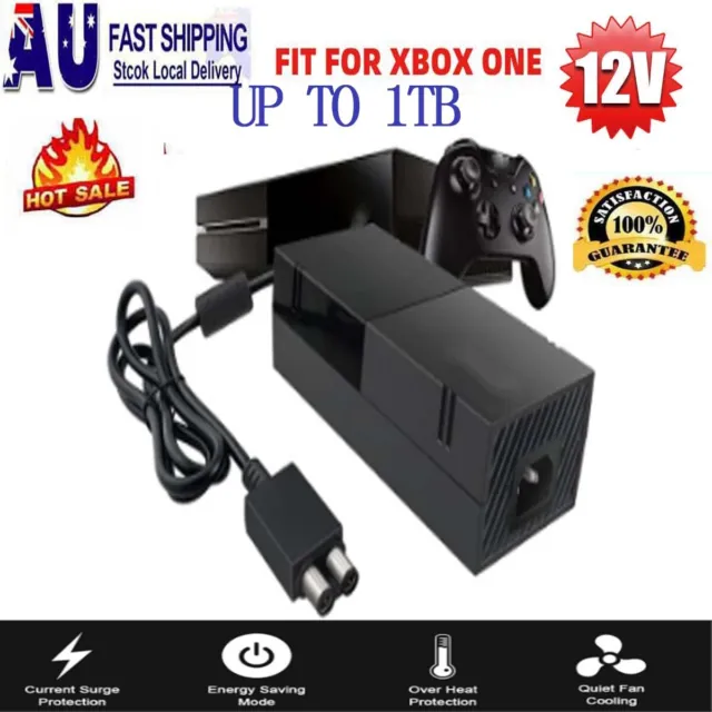 Upto 1TB Power Adapter Mains Charger Transformer Cord 12V For Xbox One Consoles