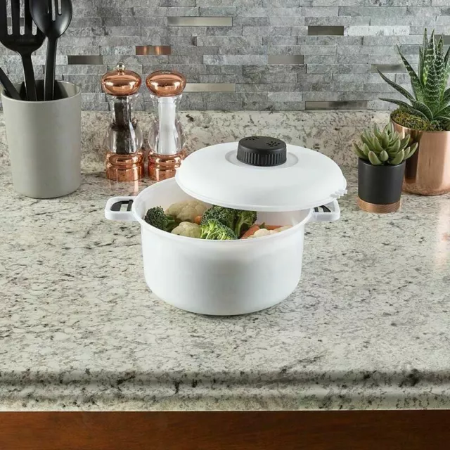 AS SEEN ON Tv Microwave Master Pressure Cooker Healthy Pot Free