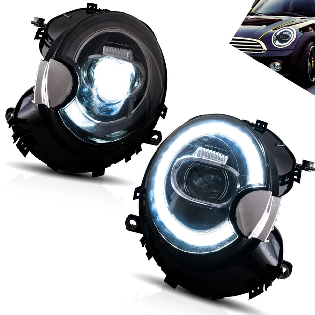 Mini R53 Scheinwerfer VLAND LED-SCHEINWERFER FÜR BMW Mini Cooper R55 R56 R57 R58 R59 2007-11 ...