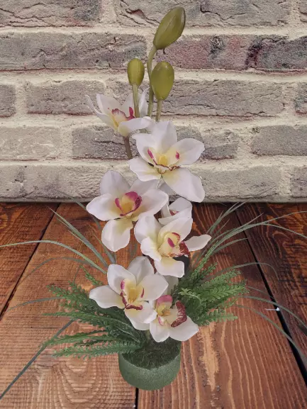 Artificial Cymbidium Orchid table decoration