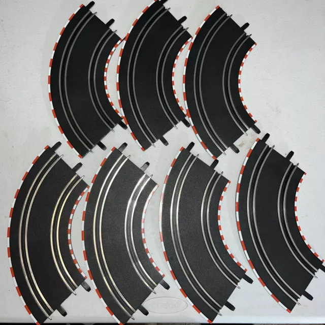 Carrera Go! 1:43 Slot Car Curve Track G - 90 Degrees - Replacement (Lot of 7)