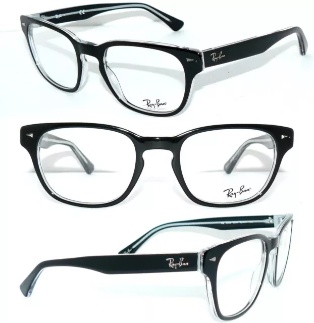 Ray Ban Brille Schwarz Transparent 5309 2034 Herren Damen 5285 Gestell Fassung