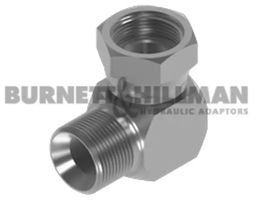 Burnett & Hillman BSP Male Cone Seat x BSP Swivel Female 90° Compact Elbow