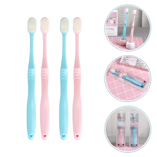 4 pz spazzolino per denti per capelli Wangan 18,2 x 2 cm donna incinta