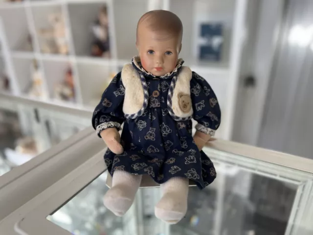 Käthe Kruse Doll Lucky Child 38 CM Top Condition - See Photos