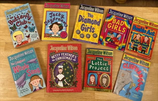 Jacqueline Wilson 9 Book Bundle Butterfly Club, Hetty Feather’s Christmas