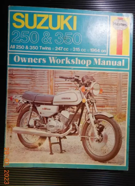 Suzuki T20 T250 GT250 GT250A T305 T350 ab 1964, Reparaturanleitung, Haynes 120