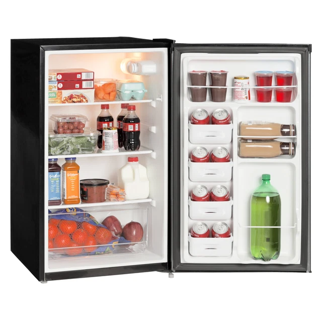 ARCTIC KING 4.4 Cu ft OneDoor No Freezer Mini Fridge, EStar,glass