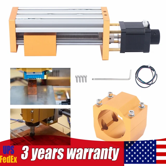 Z AXIS SLIDING Table Ball Screw Linear Slide Stage For CNC Machine 85mm ...