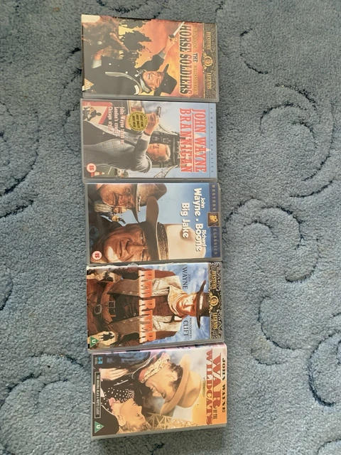 BUNDLE OF 5 Classic John Wayne Films On VHS Video Cassettes. £2.24 ...