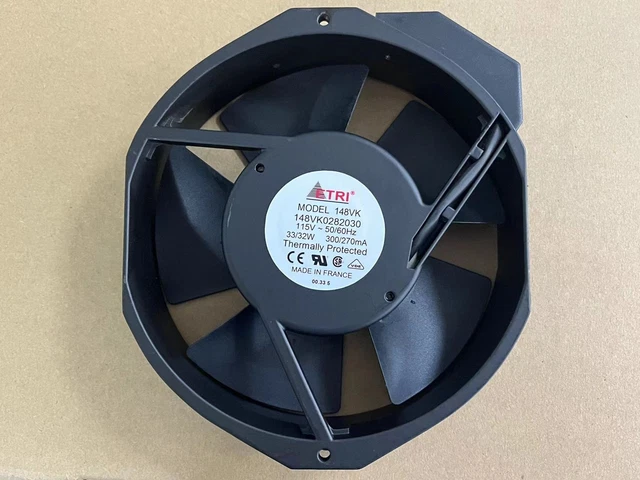 Ventilateur ETRI 148VK0281000 - 208-240VAC 35/33W - Dimensions 172x150x38mm - Neuf (peut Avoir Défaut Esthétique)