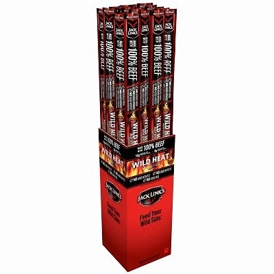 Confezione da 24 - Hot & Picy Beef Stick, 1,5 once. -10000032878