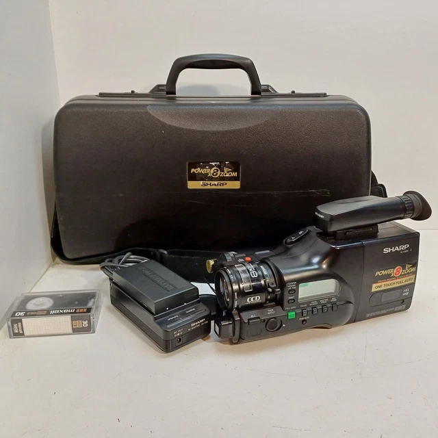 SHARP VLC650S CAMCORDER VHSC PAL VideoCamera CCD Japan