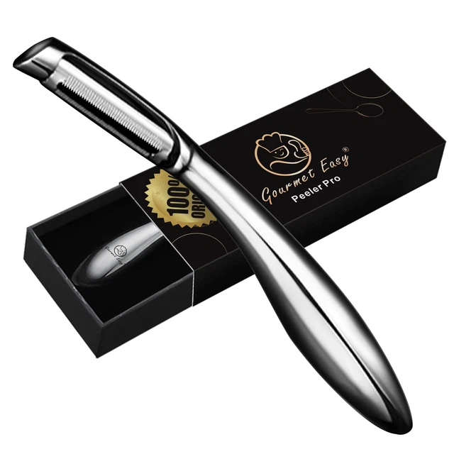 Premium Vegetable Peeler Stainless Steel - Ultra Sharp - Potato Peeler ...