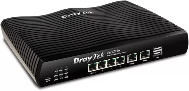 DrayTek Vigor 2926 Dual WAN VPN Gigabit Router