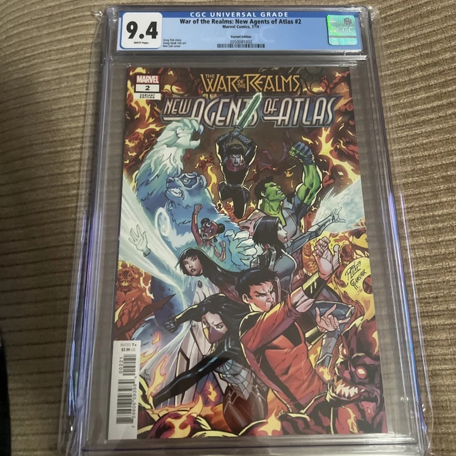 War of the Realms New Agents of Atlas #2 CGC 9.4 Ron Lim Variant 1st Swordmaster
