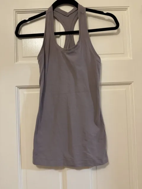 Lululemon Cool Racerback Tank Top in Heather Gray Size 4 approx