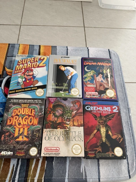 Lot de 3 jeux VIDEOPAC+ en boite et notice multi lingue FR EN