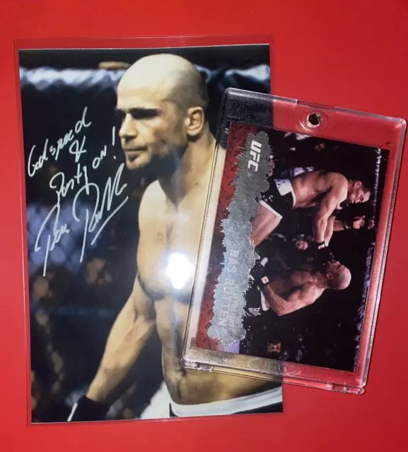 Bas Rutten UFC Rookie Card & Signed Photo Reprint nhb Pancrase mma pride fc