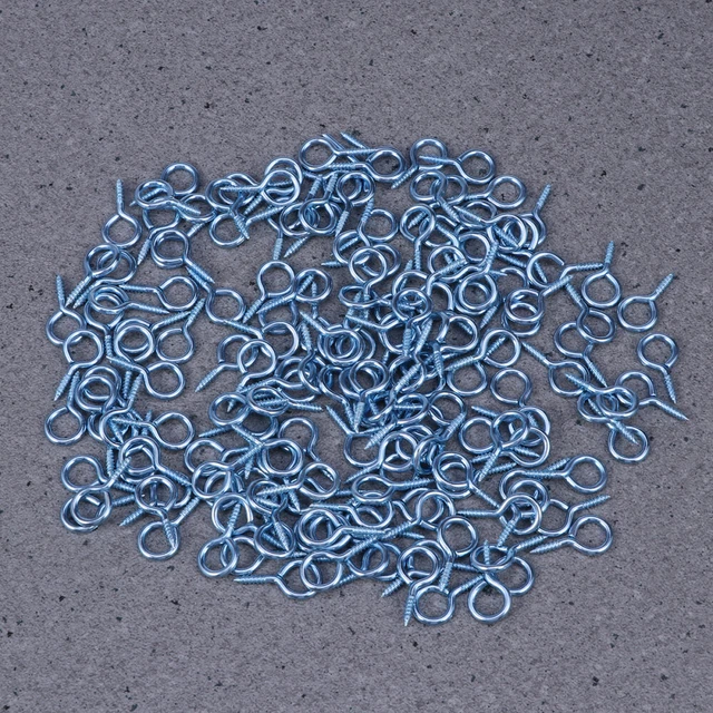 300 piezas Tornillos para los ojos Joyería Oyepins Retrasos para los ojos Ganchos Fianzas