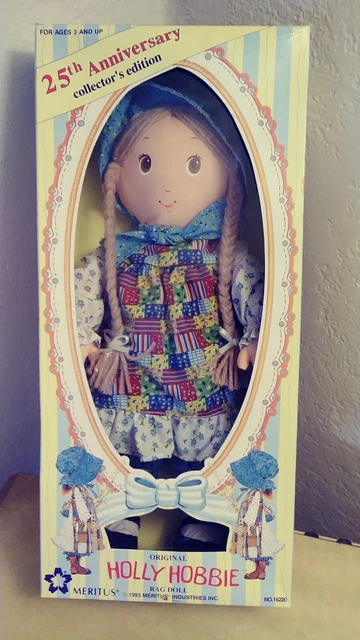 Holly Hobbie 25th Anniversary 14" Rag Doll New in Box