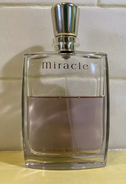 LANCOME MIRACLE EAU De Parfum 100 ml / 3.4oz Vintage Bottle Perfume 50% ...