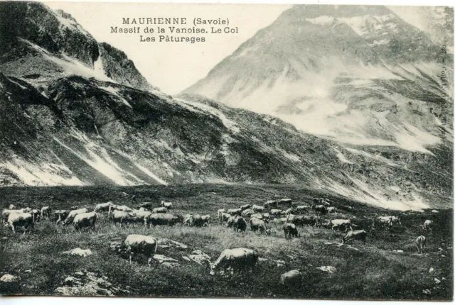 Postcard La Savoie / Maurienne Massifde La Vanoise Le Col Les Paturages