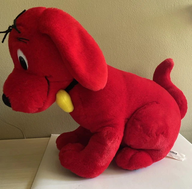 VINTAGE CLIFFORD THE Big Red Dog Jumbo Plush Scholastic Sidekicks