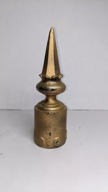 Vintage Metal  Flag Pole Topper Finial