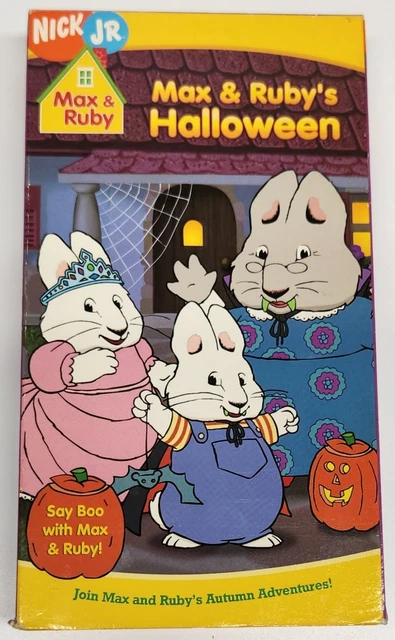 Ruby Si Max MAX & RUBY: Max & Ruby's Halloween Animated Vhs Video 6 Episodes Nick ...