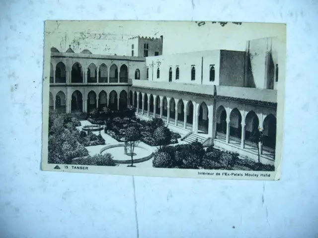 CPA TANGER intérieur de l'ex palais Moulay Hafid