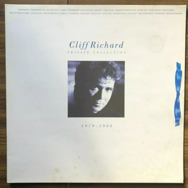 Cliff Richard - Private Collection 1979-1988  Ex+ Double Vinyl Lp