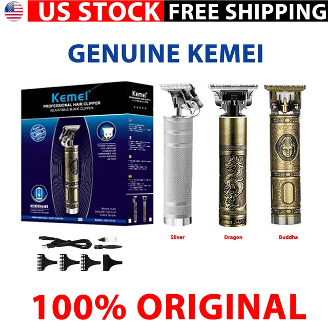 Original KEMEI Best Cordless Hair Trimmer for Men Barber Home Use