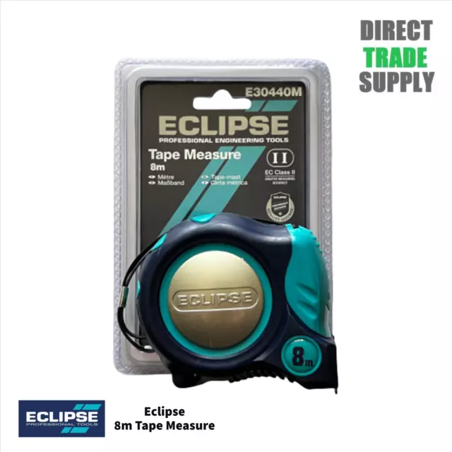 Eclipse Tape Measure 8m Metric Only E30440M
